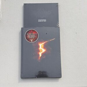 The Art and Design of Gears of War Hardcover Set - Black with Fiery Logo